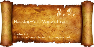 Waldapfel Vaszilia névjegykártya